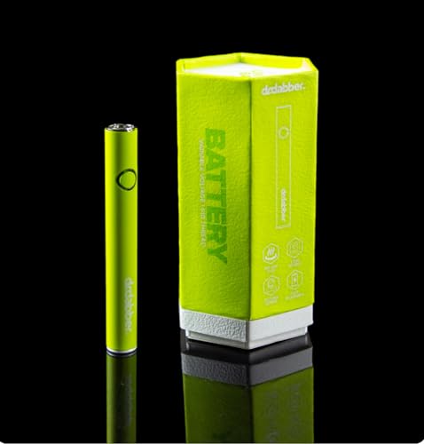 510 Threaded USB-C Soldering Battery, Fast Charging, LED Power Display, 3 Adjustable Voltage Modes, High-Output Control, Bubblegum Heat (Green)