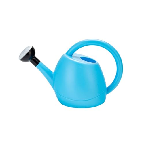 Arrosoir d'intérieur 1,5/3,5 l, petit arrosoir de jardin pour enfants et adultes, pot durable rose, idéal pour plantes de balcon et intérieures (bleu, 1,5 l)