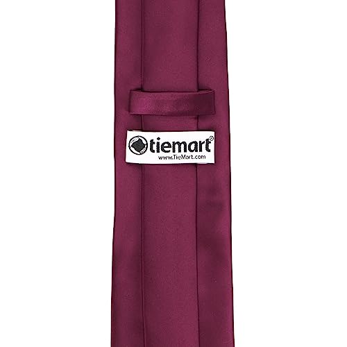 Image of tiemart Premium Solid Color Necktie