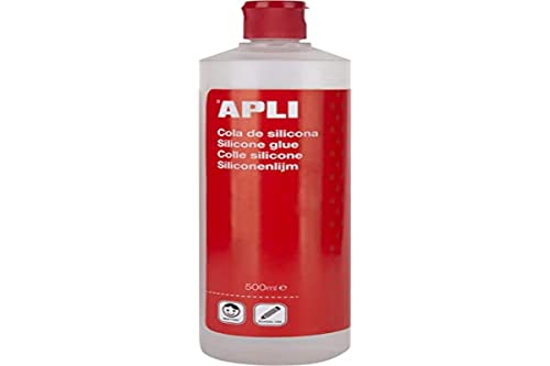 APLI 17409-Cola de silicona 500 ml