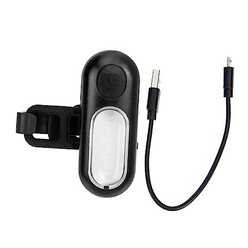 Mikikit Rechargeable Bike Tail Lamp Led Running Light 5 Bright Modes Rear Bike Light Night Cycling Safety