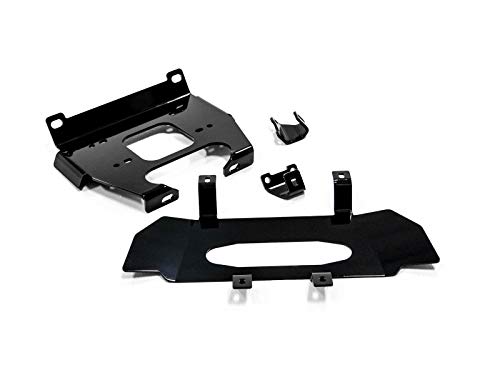 Flash Deals - 50% OFF SuperATV Winch Mounting Plate for 2019+ Polaris RZR XP Turbo/XP 4 Turbo | Polaris RZR Winch Mount Compatible with Many OEM and Aftermarket Winches | No Drilling Required |Dual Mounting Bolt Patterns