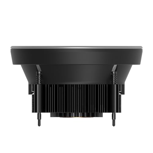 Image of Thermaltake UX150-L ARGB CPU Cooler; Copper Base /Aluminum Fins; 130mm PWM Fan; 500~2400 RPM; LGA 1851 /1700 /1200 /1156 /1155 /1151 /1150; Infinity Mirror; 130W TDP; Black; CL-P147-CA13SW-A