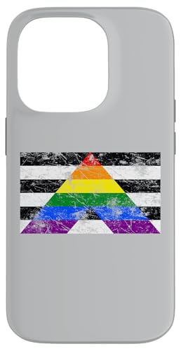 Straight Ally Pride ���B���e�[�W�t���b�O �X�}�z�P�[�X iPhone 14 Pro �p