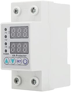 VA‑63A Voltage Current Protector LED Display Relay Reset Voltage Protective Device AC 220V Over-Voltage and Under-Voltage Protection Device