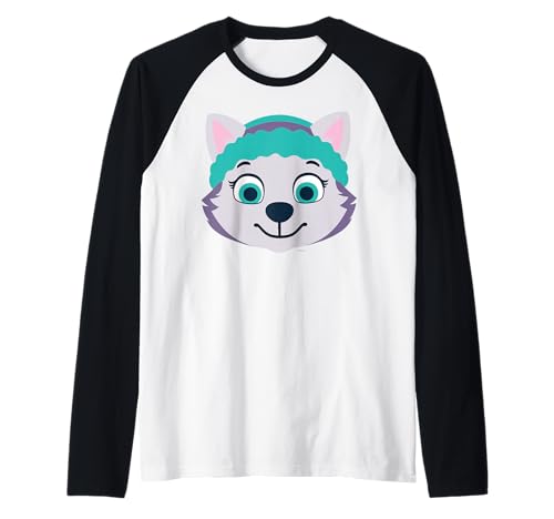 Paw Patrol Everest Team Rescue Hero Adventure Bay Retro Cachorro Camiseta Manga Raglan