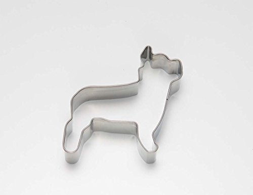 タイガークラウン クッキー型 シルバー 63×68×21mm 18-8抜型 犬 フレンチブル 18-8ステンレス フレンチブルドック 1985
