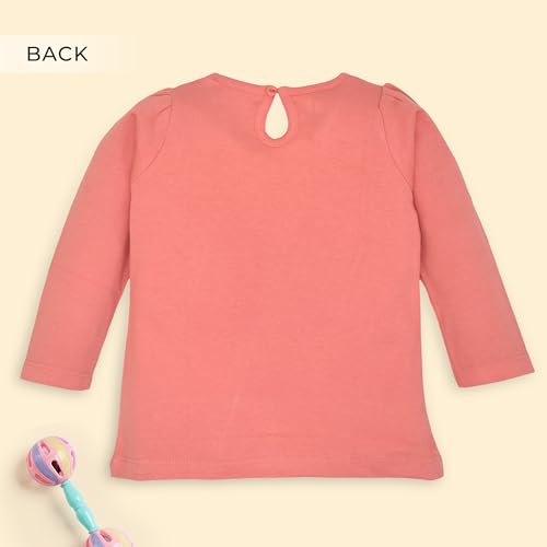 Image of LuvLap Baby Girls 100% Cotton Full Sleeve Girls Top, Pack of 02