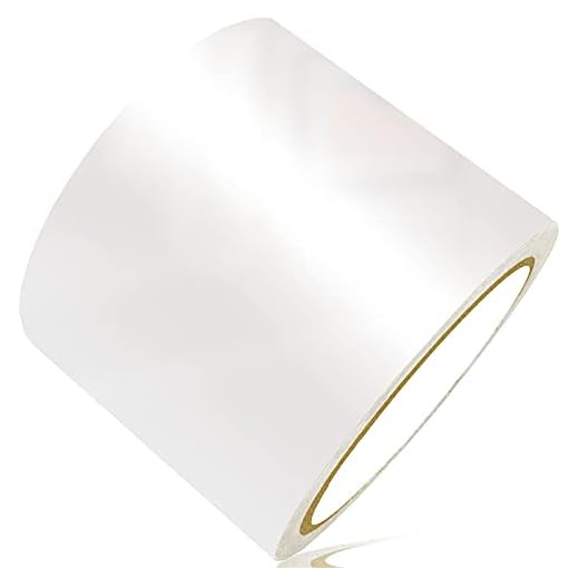 LANUCN Cinta de Reparación de PVC - 8 cm x 10 m, Transparente Parche para Lonas, Cubierta de Remolque, Invernadero, Toldo, Carpa, Tienda Campaña y Persianas