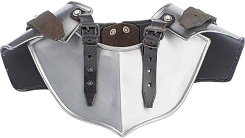 ANTIQUEMEDIEVAL Lambert Gorget Mittelalter Nackenschutz Platte Rüstung Silber ANTIQUEMEDIEVAL Lambert Gorget Mittelalter Nackenschutz Platte Rüstung Silber