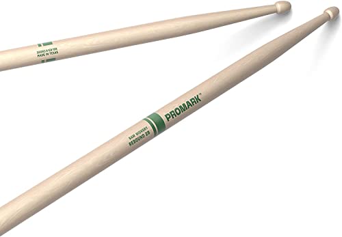 Image of ProMark Rebound 2B Hickory Drumsticks, Oval Nylon Tip, One Pair
