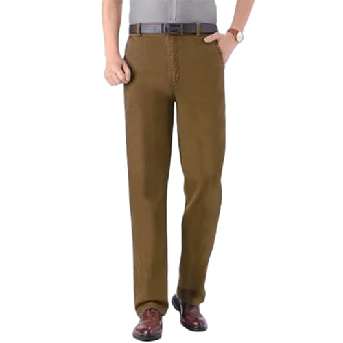 Lunifit Mens Jeans, Jett Jeans for Older Men, Jettjeans3 - Men's Classic Straight Fit Stretch Leg Jeans Denim Pants