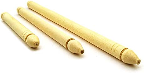 DIY natural wood Scroll Rods to create customized messages and invitations size 6.25†, Set of 10