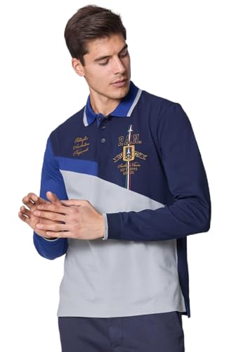 Polo manches longues Aeronautica Militare en jersey idéal pour l'automne