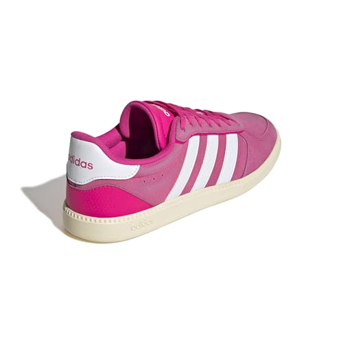 Image of adidas Womens Breaknet Sleek Sneakers Shoes Casual - Brown