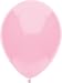 PartyMate 71985 5" Round Solid Color Latex Balloons, 50-Count, Real Pink