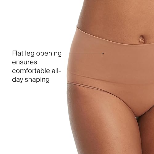Image of SPANX SPANXshape Everyday Shaping Brief - Core Control Shapewear Underwear - Invisible Under Clothes - Seamless Design