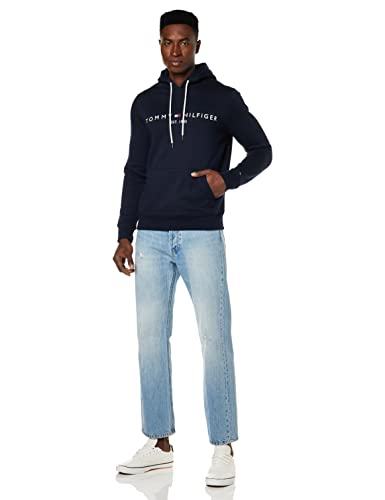 Tommy-Hilfiger-Mens-Sweatshirt-Tommy-Logo-Hoody