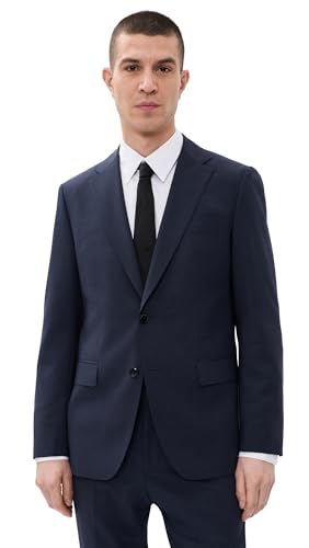 BOSS Mens Hutson Suit Jacket Open Blue M