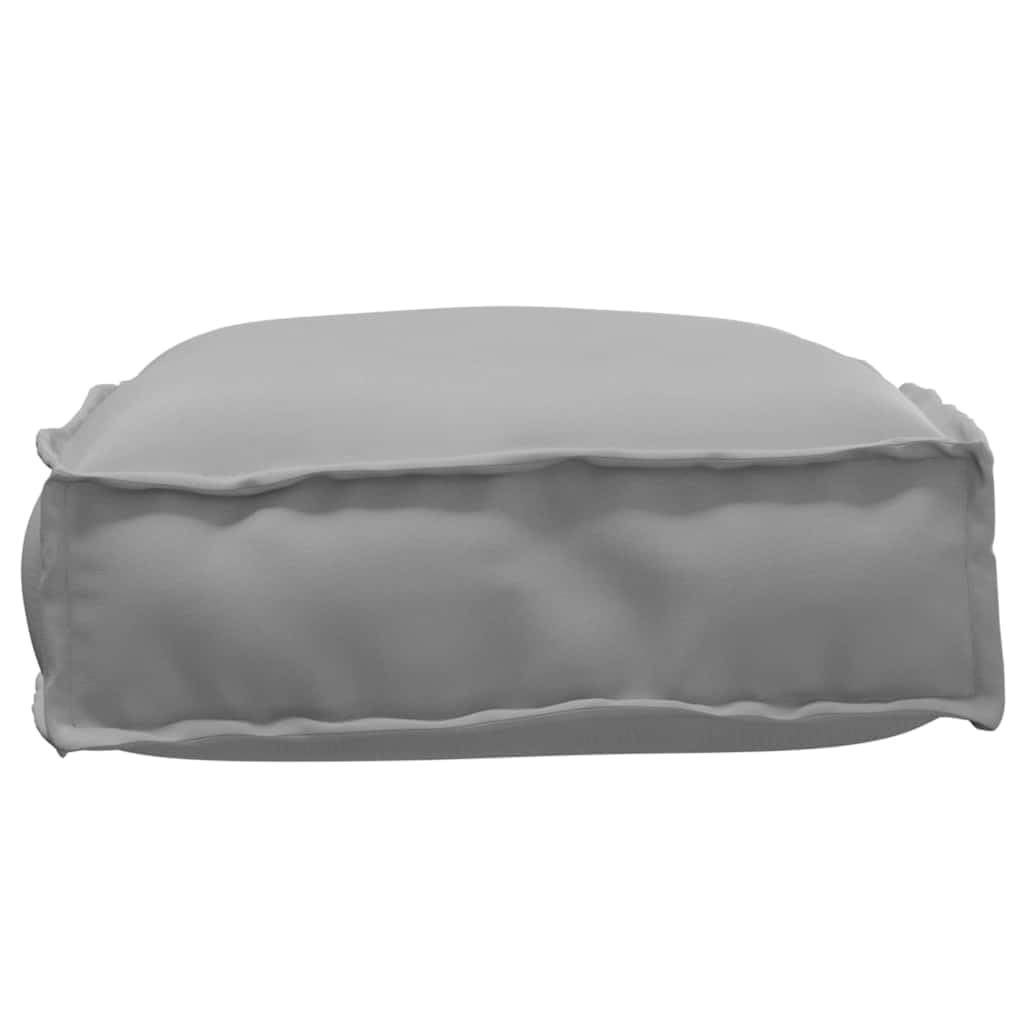 Szara poduszka do siedzenia 60 x 40 x 8 cm z materiału Oxford z wypełnieniem polipropylenowym, odporna na działanie wody, do użytku wewnątrz i na zewnątrz, poduszka do siedzenia na krzesło