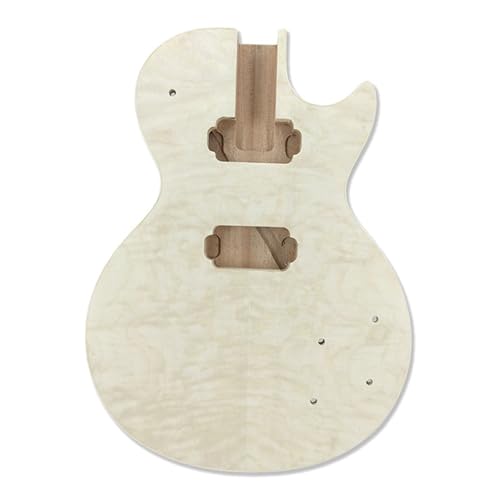 Unfinished Guitar Body Mahogany Semi Finished Body Is Suitable For LP Guitar White Stubble Accessories