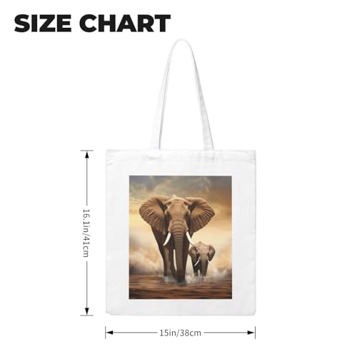 Ski Lift With Fir Tree Canvas Tote Bag for Women Grocery Shopping Bags Reusable Shoulder Tote Purse Handbags2