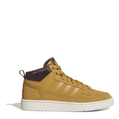 Adidas Rapid Court Mid Winterized Shoes Unisex-Erwachsene Schuhe, Supcol/SHABRN/Owhite, 43 1/3 EU