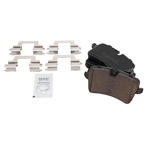 Image of TRQ Rear Ceramic Brake Pad and Rotor Set Compatible with 14-18 Audi A6 12-18 A6 Quattro 12-18 A7 Quattro 13-14 A8 with 330mm Diameter Rear Rotors