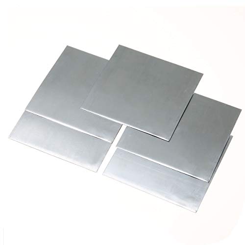 Skypro ZNSHEETPLATE100MM X 100MM X 0.5MM Ltkj 5Pcs High Purity 99.9% Pure Zinc Zn Sheet Plate Metal Foil 100Mm X 100Mm X 0.5Mm thumb #2