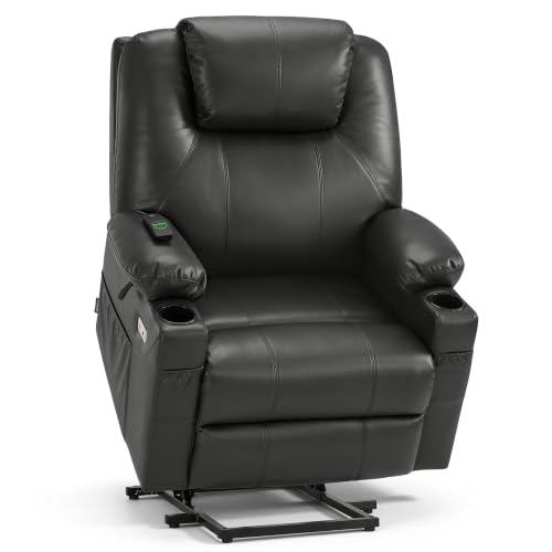 Image of MCombo Power Lift Recliner Chair for Elderly, Heat and Massage R7042