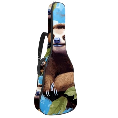 Sac pour guitare multicolore idéal pour les cours et trajets