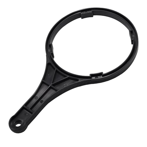 Lyreh Durable Water Filter Wrench for Big Blue Style Filter Housings, 6.26in Inner Diameter Anti-Aging Opener Wrench for Whole House Water Filters Systems Using 4.5