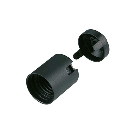 Preisvergleich Produktbild REV Fassung E27 Lampenfassung für Glühlampen bis 60W, 5 Stück schwarz