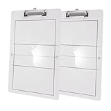 NAMOARLY 2pcs Sports Ball Board Volleyball Board Portable Clipboard Coaches Coaching Whiteboard