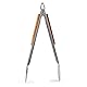 Räucherphorie Premium Grillbesteck - Robustes 3-teiliges Grill-Set aus rostfreiem Edelstahl - Grillzange, Fleischgabel, Grillwender