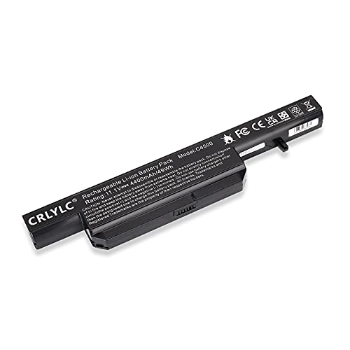 CRLYLC C4500BAT-6 c4500bat 6 6-87-C480S-4G4 6-87-E412S-4D7 Batería de para Portátil Clevo Terra Mobile 1512 1509 1511 1526 1527 1547 1528 C4500 C4501 C4505 C4800 C4801 C4805 B7110 B7130 E4105 W150 Cover