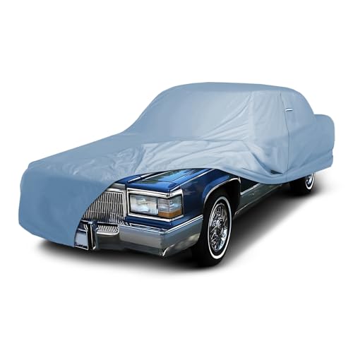 Image of iCarCover Premium Car Cover for 1985-1992 Cadillac Brougham Heavy Duty Waterproof All-Weather Automobiles Custom Fit Indoor Outdoor UV Snow Protection Covers with Straps and Bag