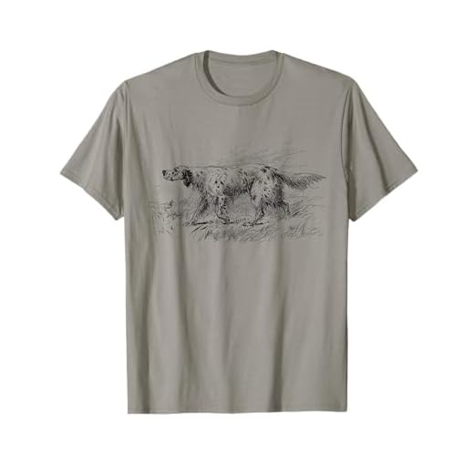 Vintage Englisch Setter T-Shirt für Hundeliebhaber