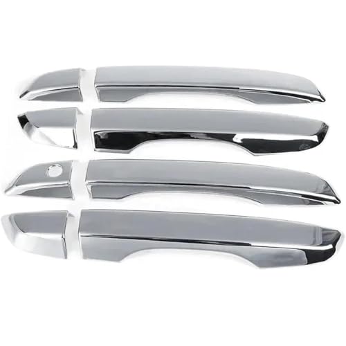 Poignée de porte extérieure voiture Civic 2016-2021 finition carbone argenté anti-rayures