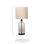 Signature Design by Ashley Bandile Modern Farmhouse 22.5" Seeded Glass Table Lamp, Bronze - Image 5