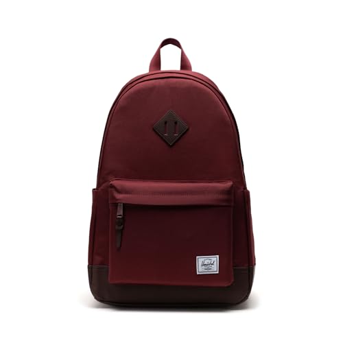 Image of Herschel Heritage Backpack - Work Backpacks, 16 inch Laptop Backpacks, College Backpack for Men and Women, Travel Carry-On Bookbag, Water Bottle Pocket, Padded Shoulder Straps, 24L, Port /Chicory Coffee