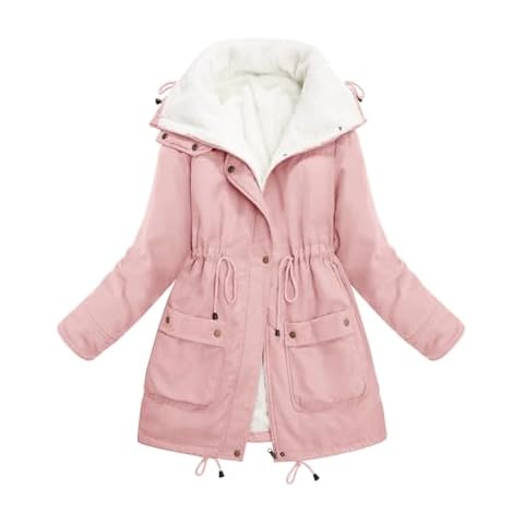 Yuson Girl Women's Fleece Lined Thermal Parka Cover