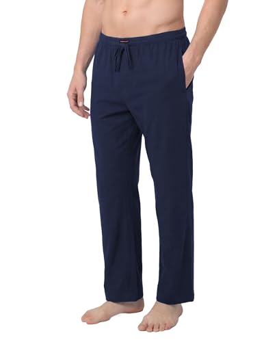 Image of Andrew Scott Men's Cotton Lounge Pants | Sleep Pajama Bottoms| Multi Packs | Drawstring & Pockets