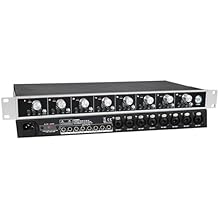 【8-Channel Mic Preamp】Features 8 fully independent preamp channels, each with 60dB of clean gain. Perfect for bands, choirs, and multi-mic setups in studios, handling multiple microphones simultaneously without signal interference 【Rack-Mount】Built w...
