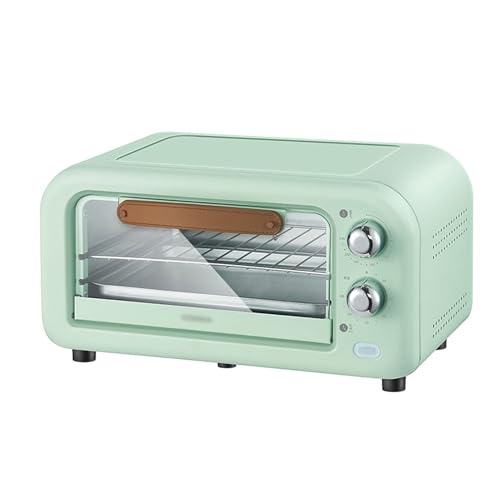 MJMLUCK Horno de convección de encimera para Catering, Horno eléctrico, Horno Tostador Multiusos para Aperitivos en casa o Restaurante, Horno pequeño de 12 l, Mini Horno Tostador Retro multifunción