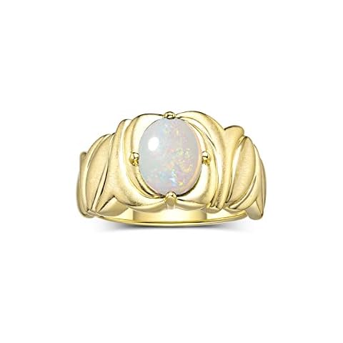 Rylos Opal Ring for October Birthdays Cover