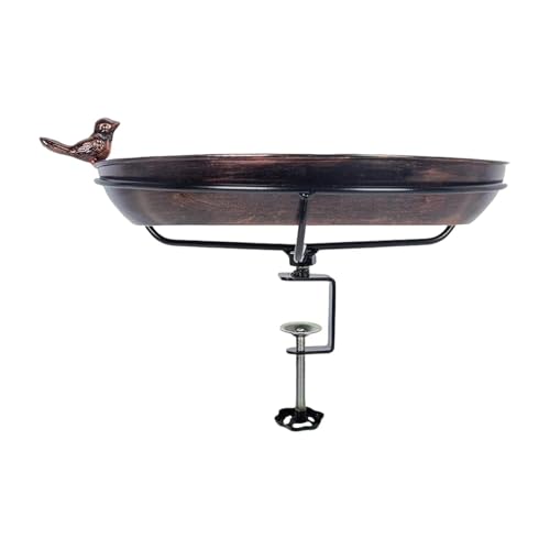 Abreuvoir oiseaux de balcon stable et antirouille pour garde-corps