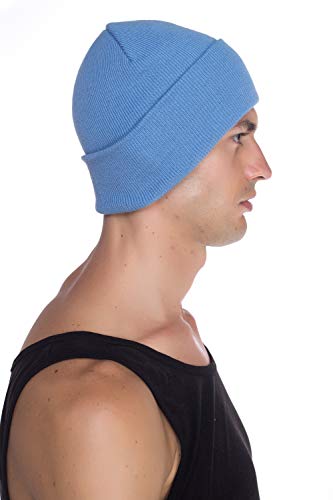 Image of Top Level Beanie Men Women - Unisex Cuffed Plain Skull Knit Hat Cap