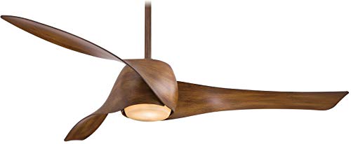 Minka-Aire F803L-DK, Artemis LED Distressed Koa 58" Ceiling Fan with Light