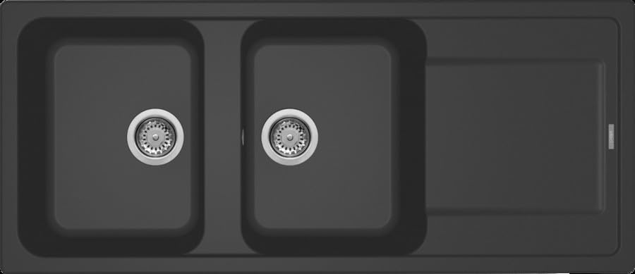 Elleci Life 500 fregadero de cuarzo antracita para cocina moderna